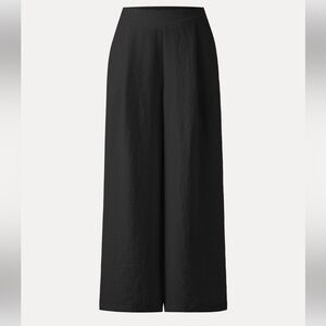 OGL Black Wide-Leg Pants